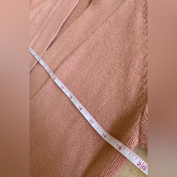 Theory 100% Cashmere Malinka Belted Wrap Cardigan in A Dark Mauve Color Sz S - Picture 6 of 13